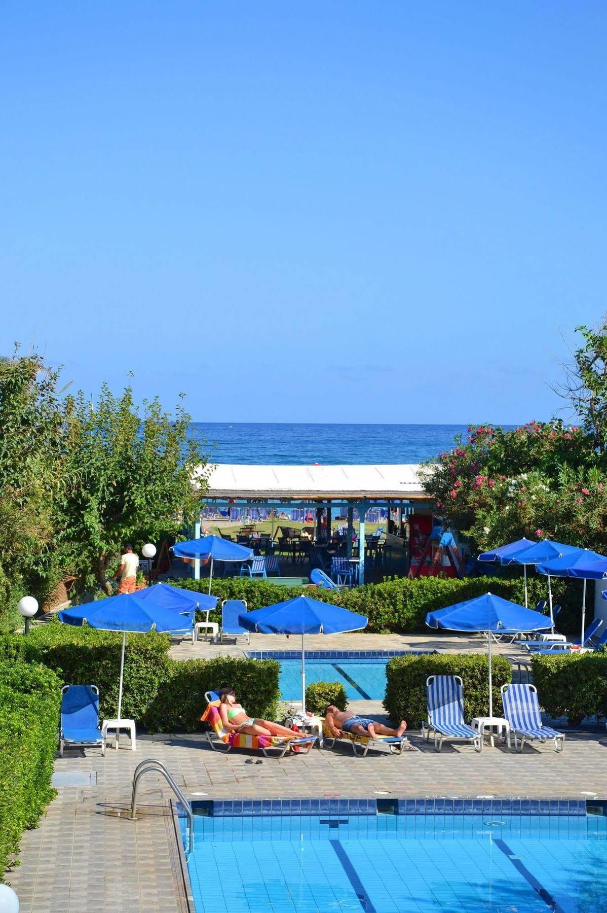 Galeana Beach Hotel Platanias Extérieur photo